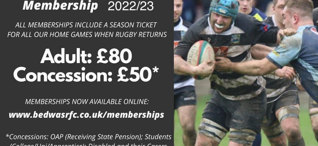 Membership prices for 2022-23, please come and renew!