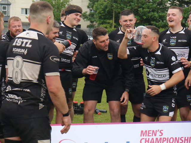 Bedwas RFC celebrates it’s success.